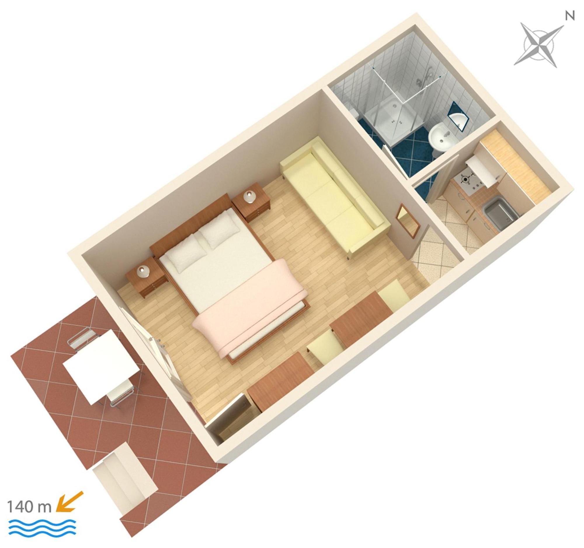 Apartments And Rooms By The Sea Brela, Makarska - 2752 Esterno foto